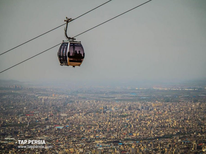 Eynali Mountain Cable Car - Tabriz