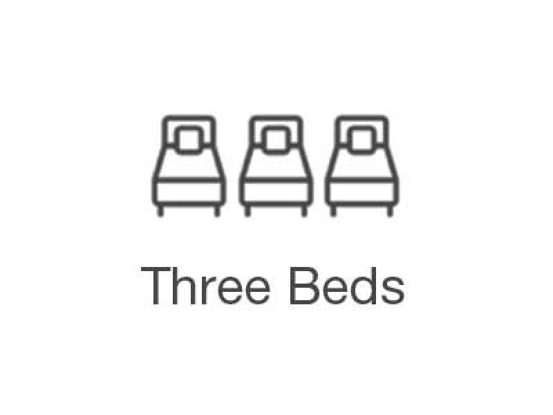 Triple room with private bathroom