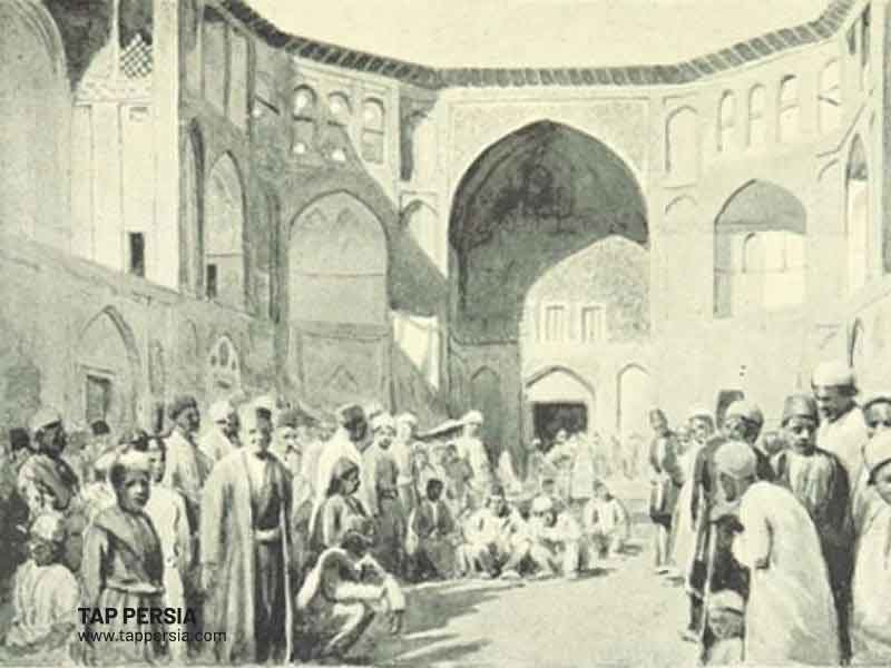 Tabriz bazaar architecture 