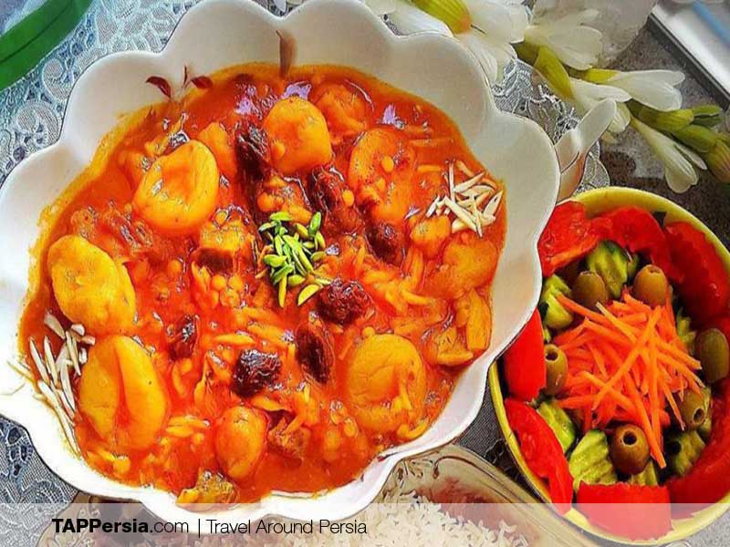 Iranian Food - Iran - apple stew