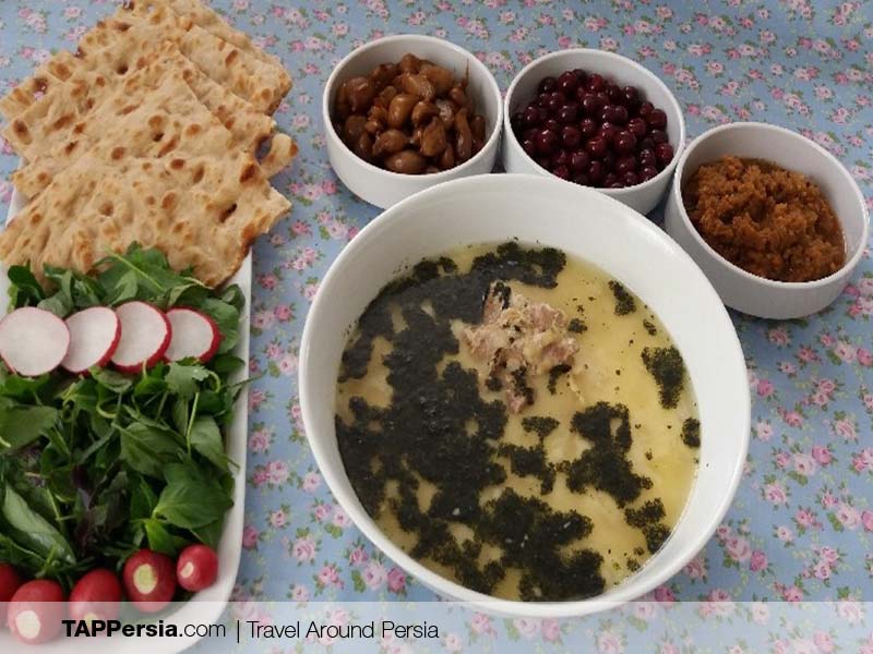 Iranian Food - Iran - abgoosht dogooleh dodar