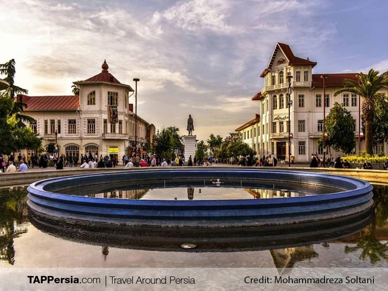 Shahrdari Square in Rasht - Iran