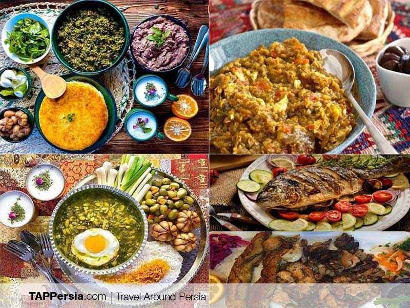 Shahrdari Square in Rasht - Iran - Food