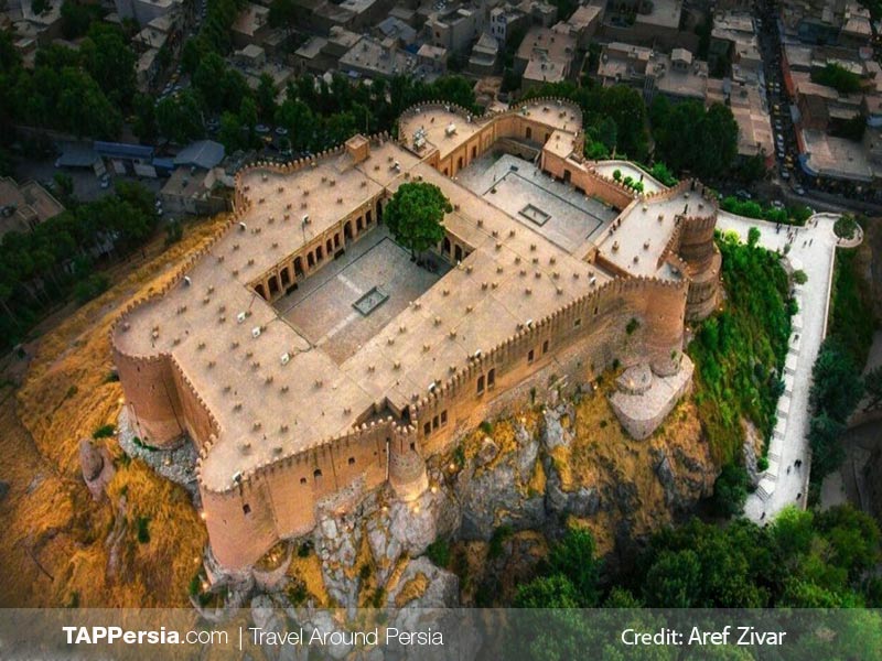 Falak-ol-Aflak Citadel Citadels in Iran - Falak-ol-Aflak Citadel - Tappersia