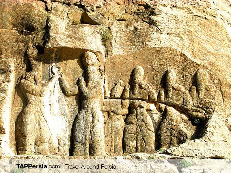 Persian Citadels Citadels in Iran - Ardashir Investiture Relief - Tappersia