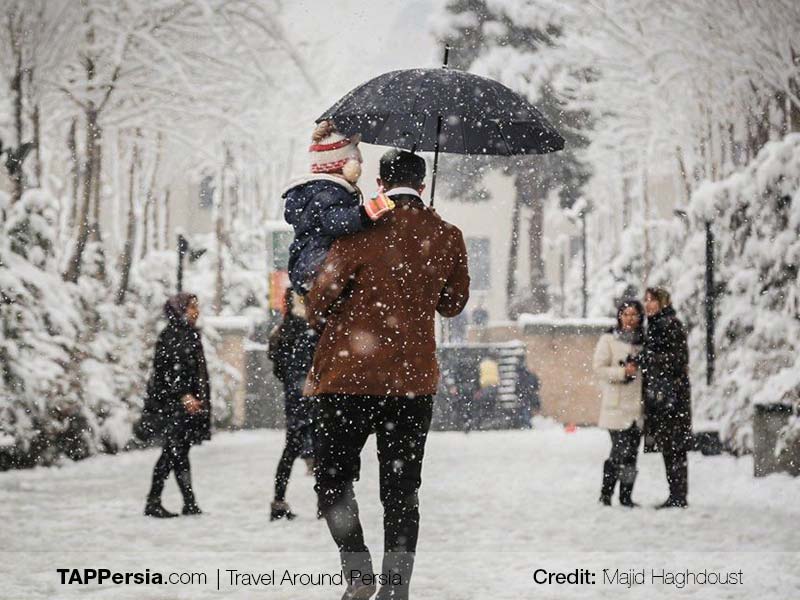 Snow in Iran
