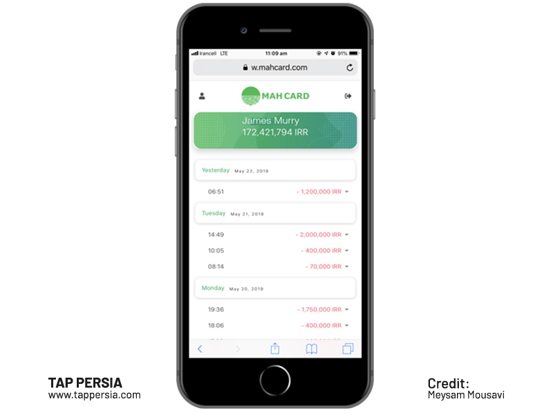 Exchanging Money in Iran - Tourist Card