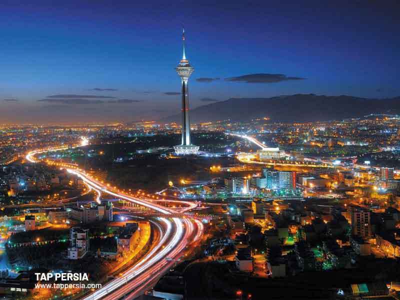 Tehran at night