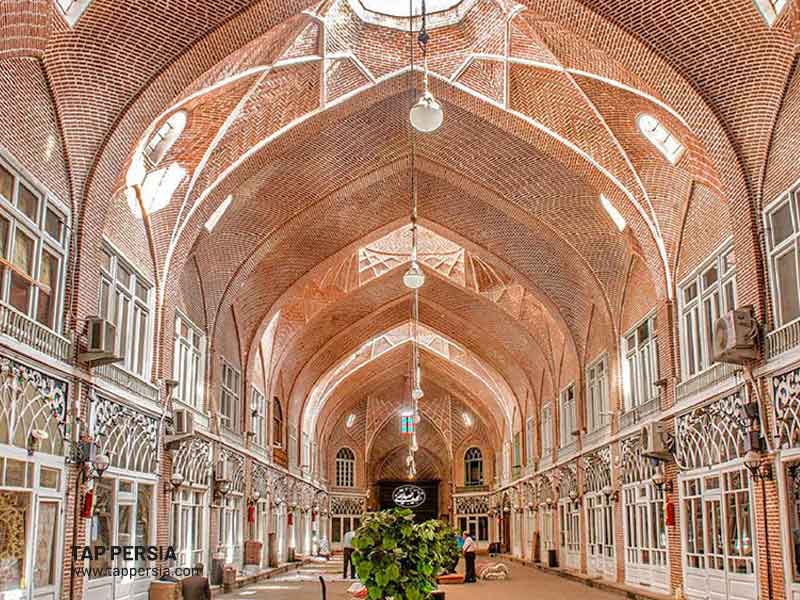 A view of Tabriz Grand Bazaar
