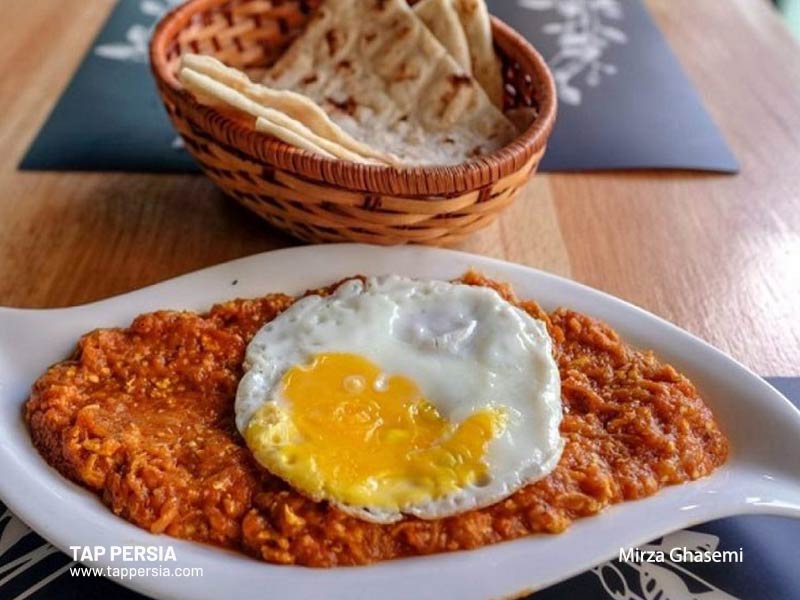 Mirza Ghasemi - Rasht Local Foods - Iran