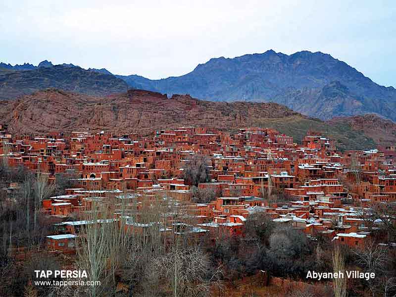 Historic Abyaneh Village; A Village in Red