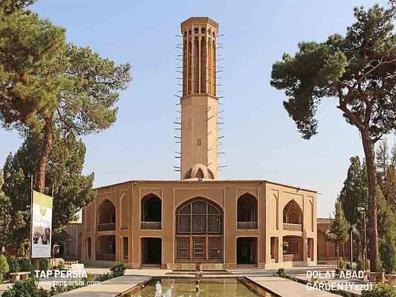 Location of Dolat Abad Garden