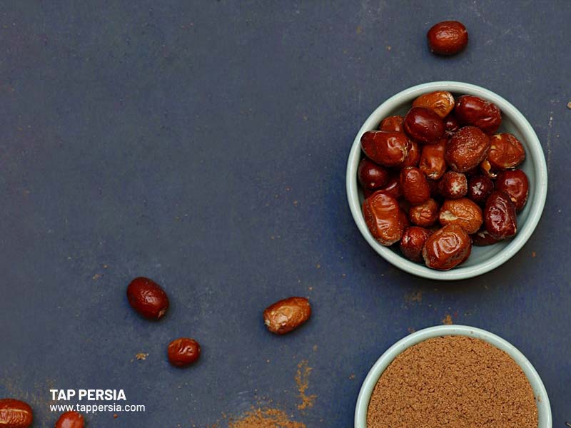 senjed( haft seen table)