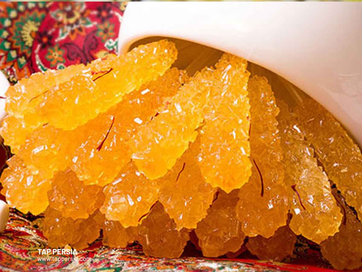 Saffron Rock Candy (Nabat)