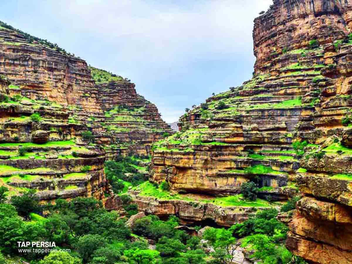 The Geographical Location of Shirz Canyon