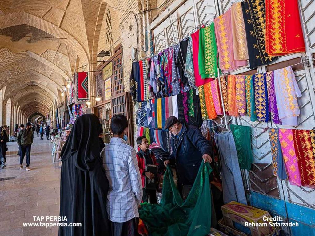 Ganjali Khan Bazaar in Kerman