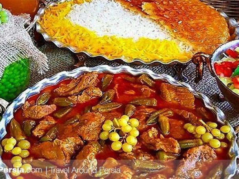 how to make khoresht bamie - Okra Stew