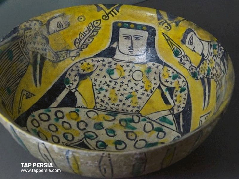 old Persian pottery