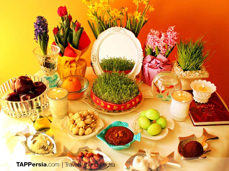 Haft-Sin - Traditional Table Decoration of Nowruz