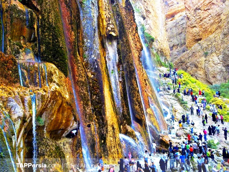 9 Margoon waterfall - 10 top natural attractions in Iran