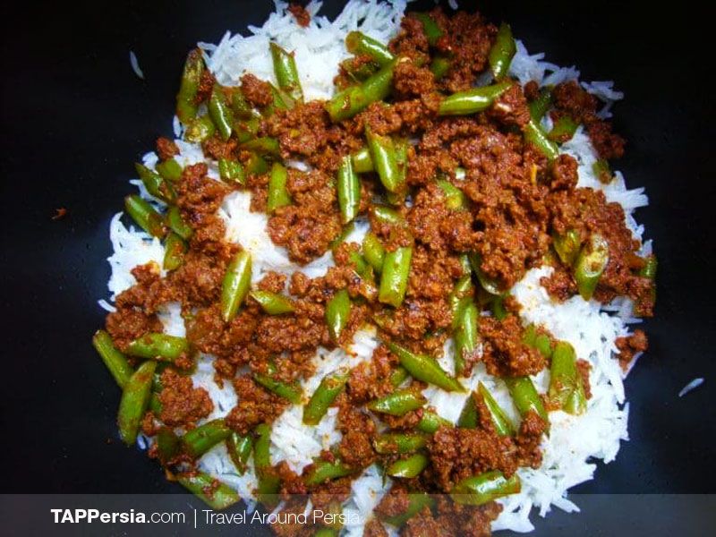 persian lubia polo