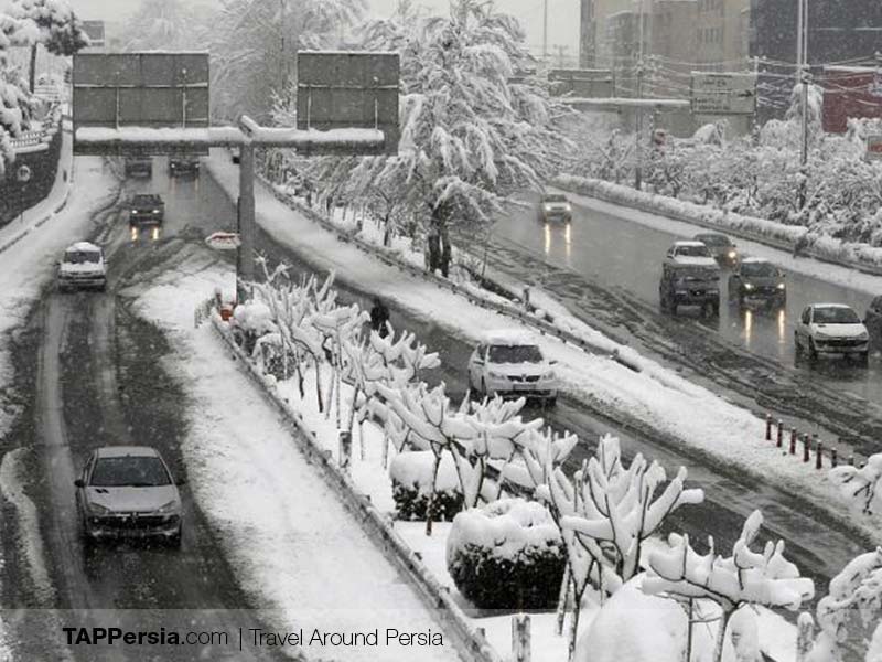 Snow in Iran
