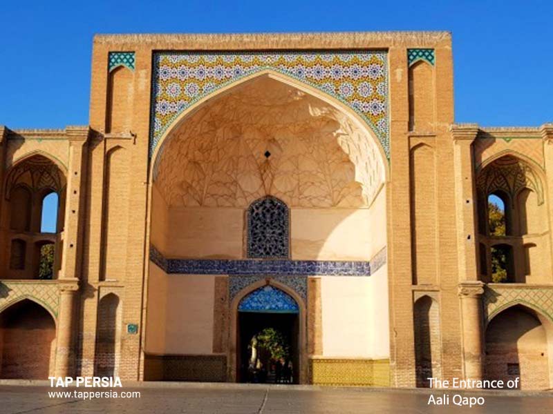 The Entrance of Aali Qapo - Qazvin - Iran