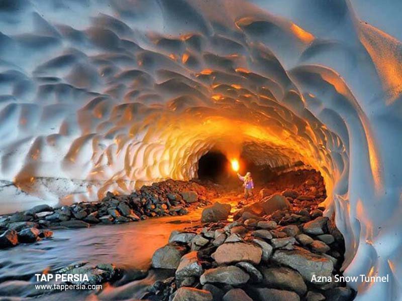 Azna Snow Tunnel - Lorestan - Iran