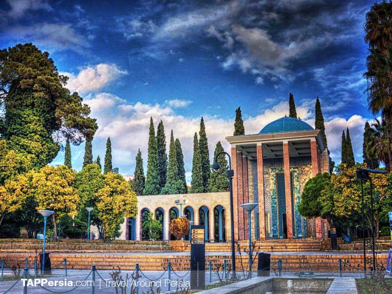 Saadi’s Tomb in Shiraz, One of the Greatest Iranian Poets