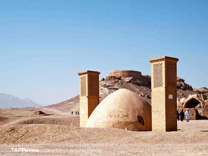 The Ancient Zoroastrian Towers of Silence, Yazd, Iran