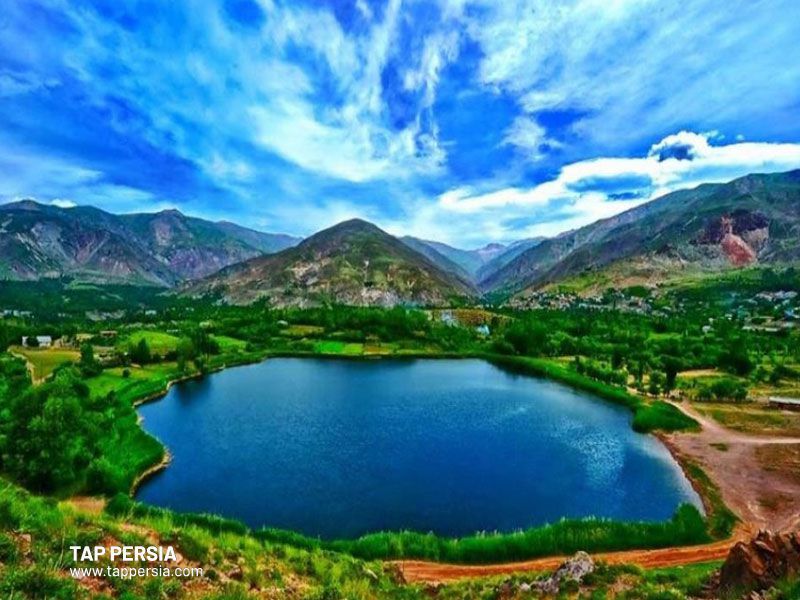 Ovan Lake, One Of The Greatest Lakes Of Iran
